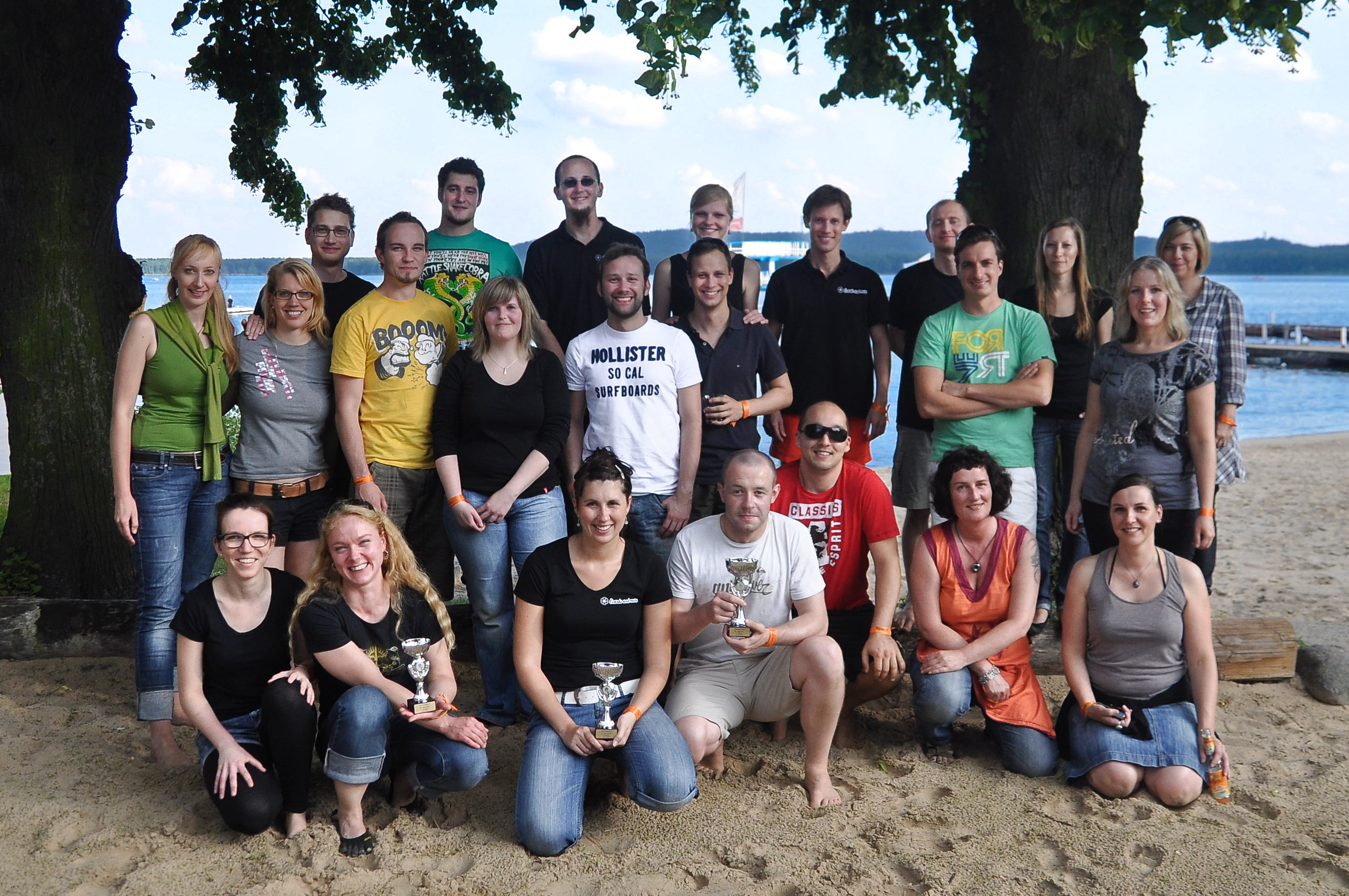 Das Wunderkarten Team beim Sommerfest 2011 Das Wunderkarten Team beim Sommerfest 2011