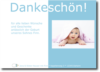 Babyflasche, hellblau