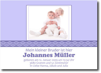 Wellen, klassisch, hellblau