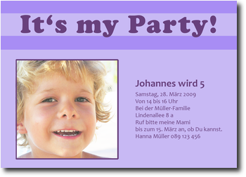 Party, klassisch, violett