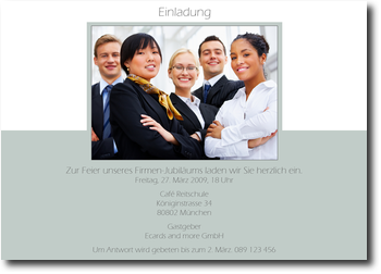 Businesseinladung, elegant
