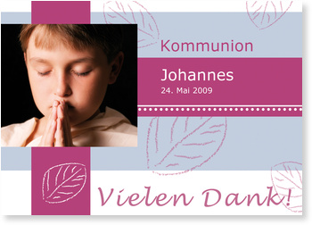 Danke, Kommunion, Jungen