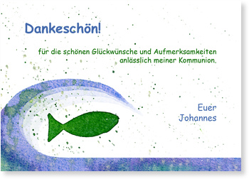Danke, Fisch, christlich