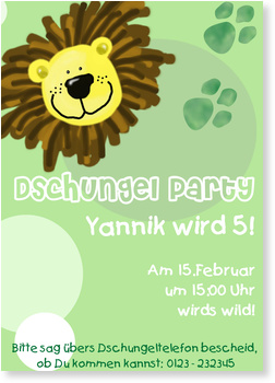 Dschungel, L�we, verspielt