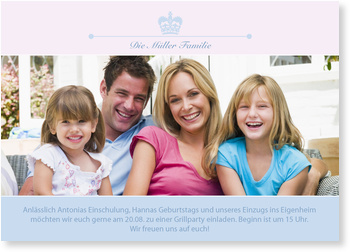 Familie, Royal, hellblau