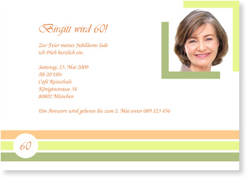 Geburtstag, 60, zeitgem��