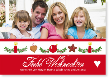 Tannenzweige, Lebkuchen, Kerzen, rot, Foto