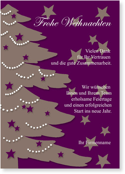 Lila, violett, Weihnachtsbaum