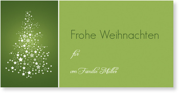 Sterne, Weihnachtsbaum, gr�n