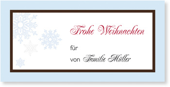 hellblau, braun, Schnee