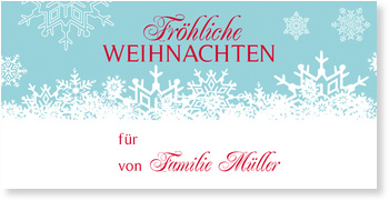 Schnee, Schneeflocke, blau
