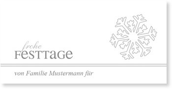 Schneeflocke, wei�