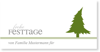 Tannenbaum, wei�, gr�n