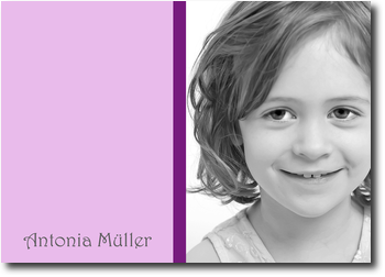 Danke, violett, stillvoll