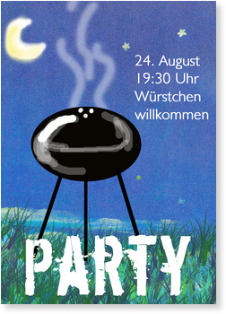 Party, Grill, modern