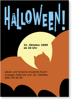 Fledermaus, Mond, schwarz