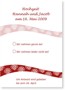 Antwort, Rosen, modern