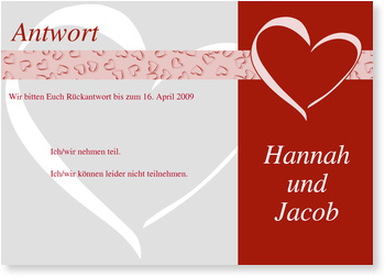Antwort, Herzen, modern