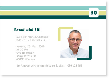 Geburtstag, 50, stilvoll
