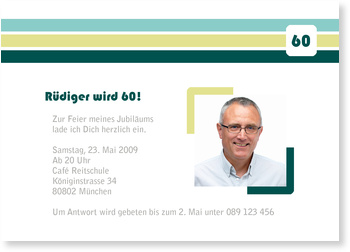 Geburtstag, 60, elegant