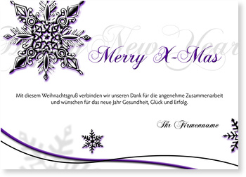 Merry X-Mas, Schneekristall, onyx