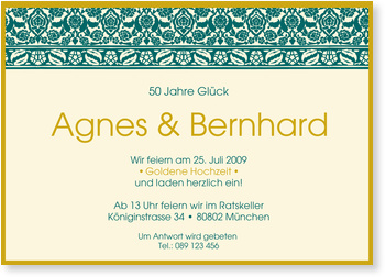 Goldene Hochzeit, marrakesch