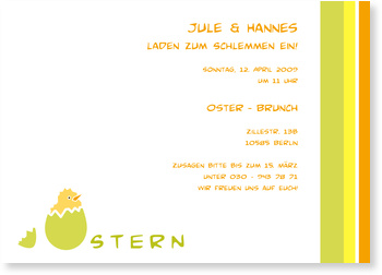 elegant, Ostern, Einladung