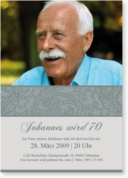Ornamente, silber, Geburtstag