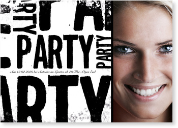 Party, schwarz
