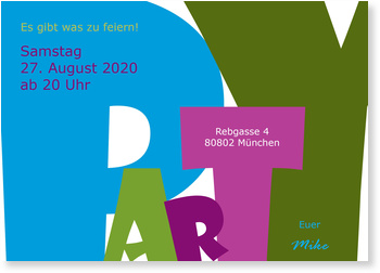 Partystadt, bunt