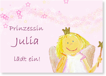 Prinzessin,  Sterne, rosa