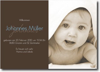 Baby, Jungen, schokobraun