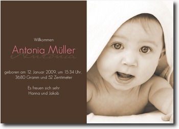 Baby, M�dchen, schokobraun