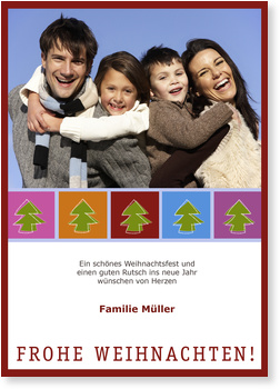 Tannenb�ume, Weihnachtsb�ume, rot