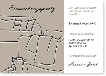 Sofa, Umzug, grau