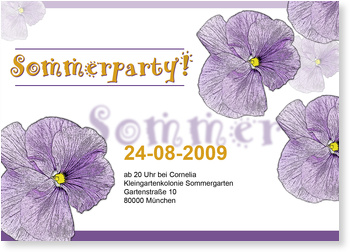 Sommerfest, Veilchen