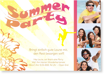 Sommer, bunt, Party