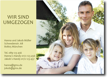 Umzug, Haus, stilvoll