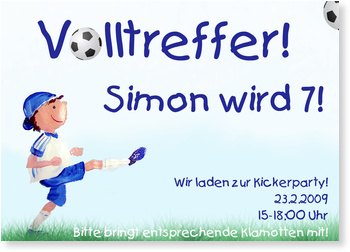 Kickerparty, Fussball, verspielt
