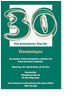 30. Geburtstag, dunkelgr�n, elegant