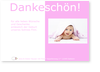 Babyflasche, pink