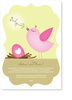 baby-shower, vogel, pink