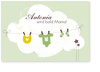 babyshower, einladung, gr�n