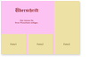 Blanko, rosa, 3 Bilder