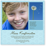 blau, kreise, konfirmation, einladung, jungen