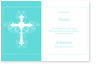 Danke, Kreuz, Kommunion, Konfirmation, t�rkis, Ornament