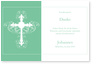 Danke, Kreuz, Kommunion, Konfirmation, mintgr�n, Ornament