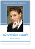 Dankekarte, Konfirmationsgaben