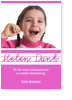 Danke, Einschulung, rosa