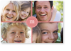 Familie, altrosa, Monogramm